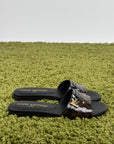 Ciabatte louis vuitton revival leather mules Size 36 nere e marroni
