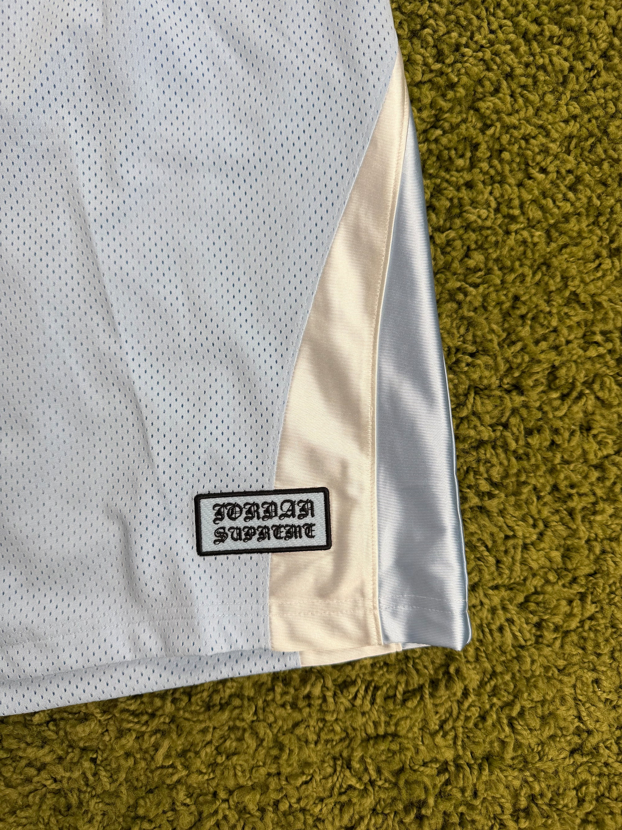 Completo Supreme X Jordan Azzurro Jersey M Pantaloncino M