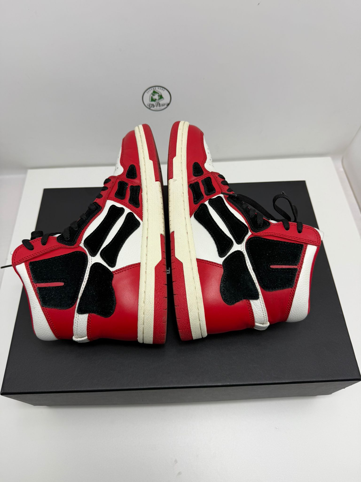 amiri skeleton Size 41 bianche rosse e nere