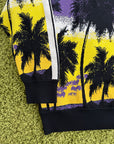 Felpa Sunset Palm Angels Nera Multicolor L