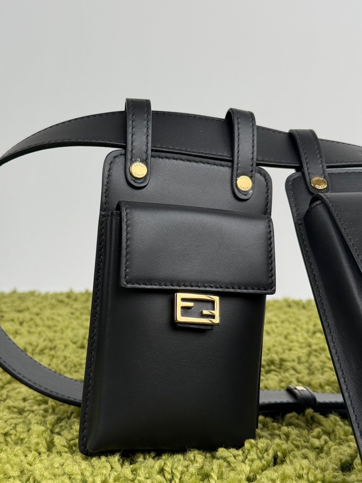 Cintura Con Portafogli Fendi In pelle Nera - Second Hand Di Fiore