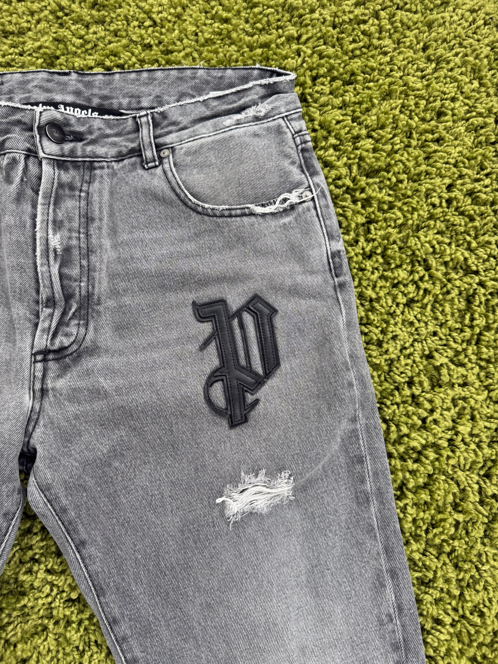 Jeans Palm Angels Grigio 32