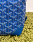 Beauty Case Boeing Goyard in tela Goyardine Blu
