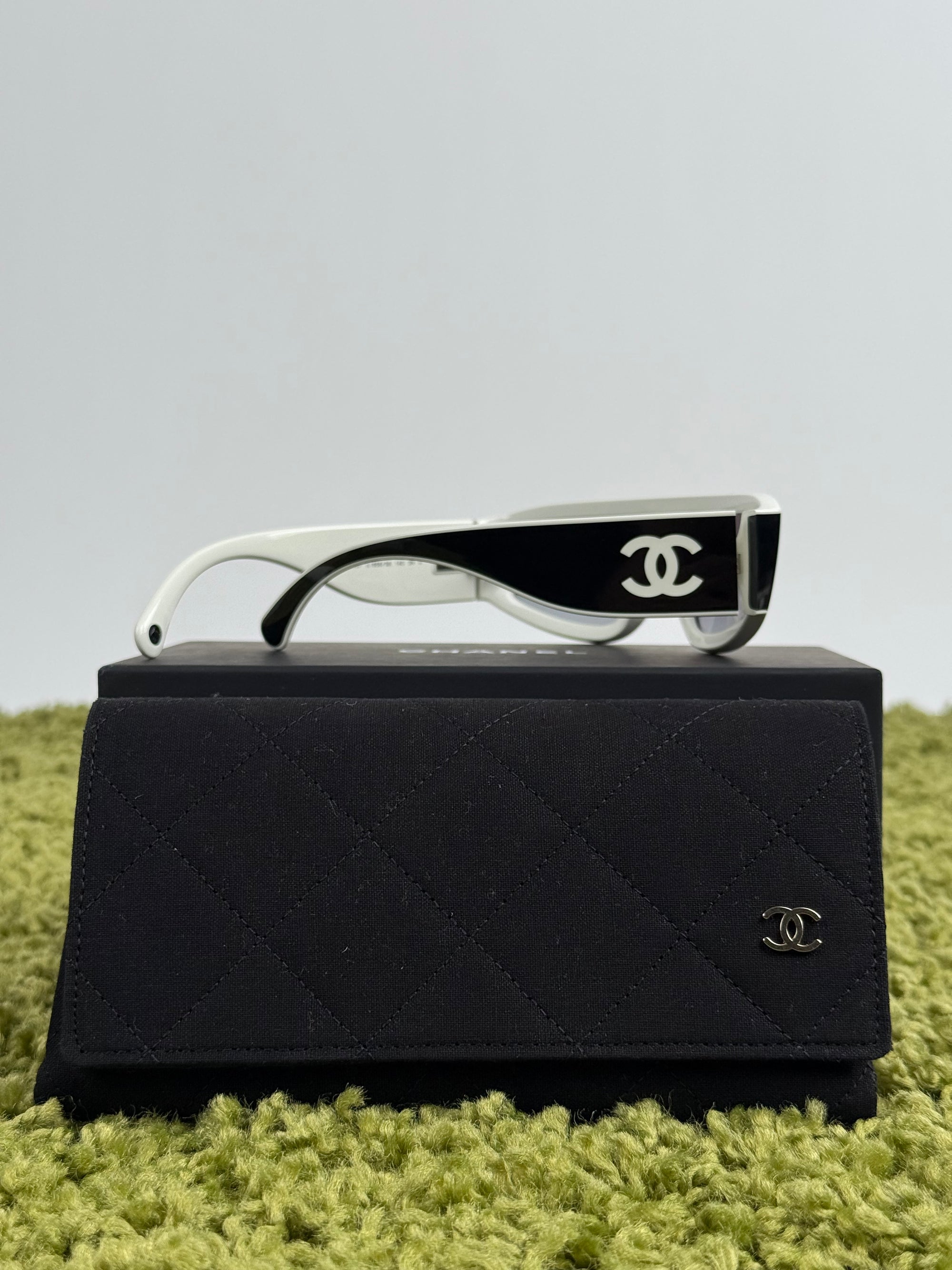 Occhiali Chanel Ch6057 Nero Bianco