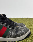 Gucci Ace Size 6.5=40.5 calza 41 nere verdi e rosse