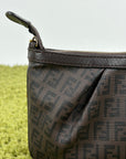 Borsa Fendi Baguette in tela Marrone