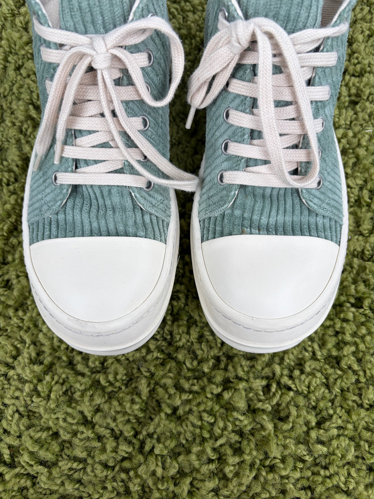 Rick Owens Ramones Low DRKSHDW Verde Acqua 38