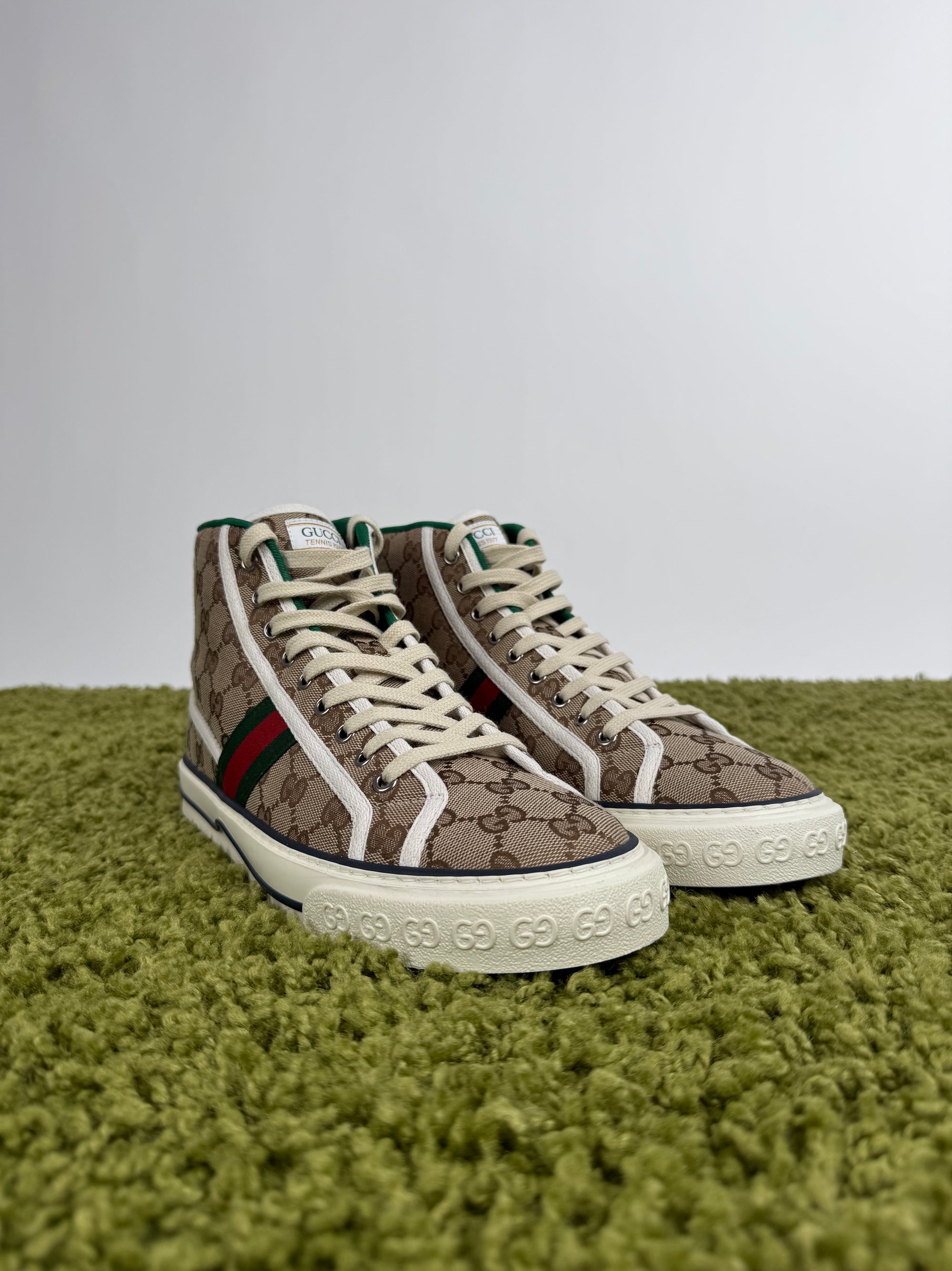 Gucci Tennis Alta Beige 9+