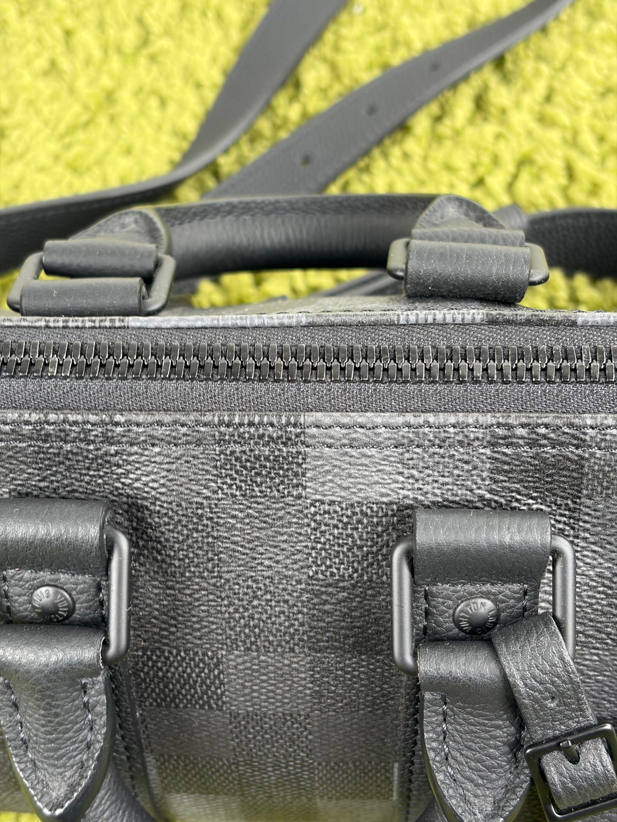 Borsa Louis Vuitton Keepall Bandoulière 25 Nera