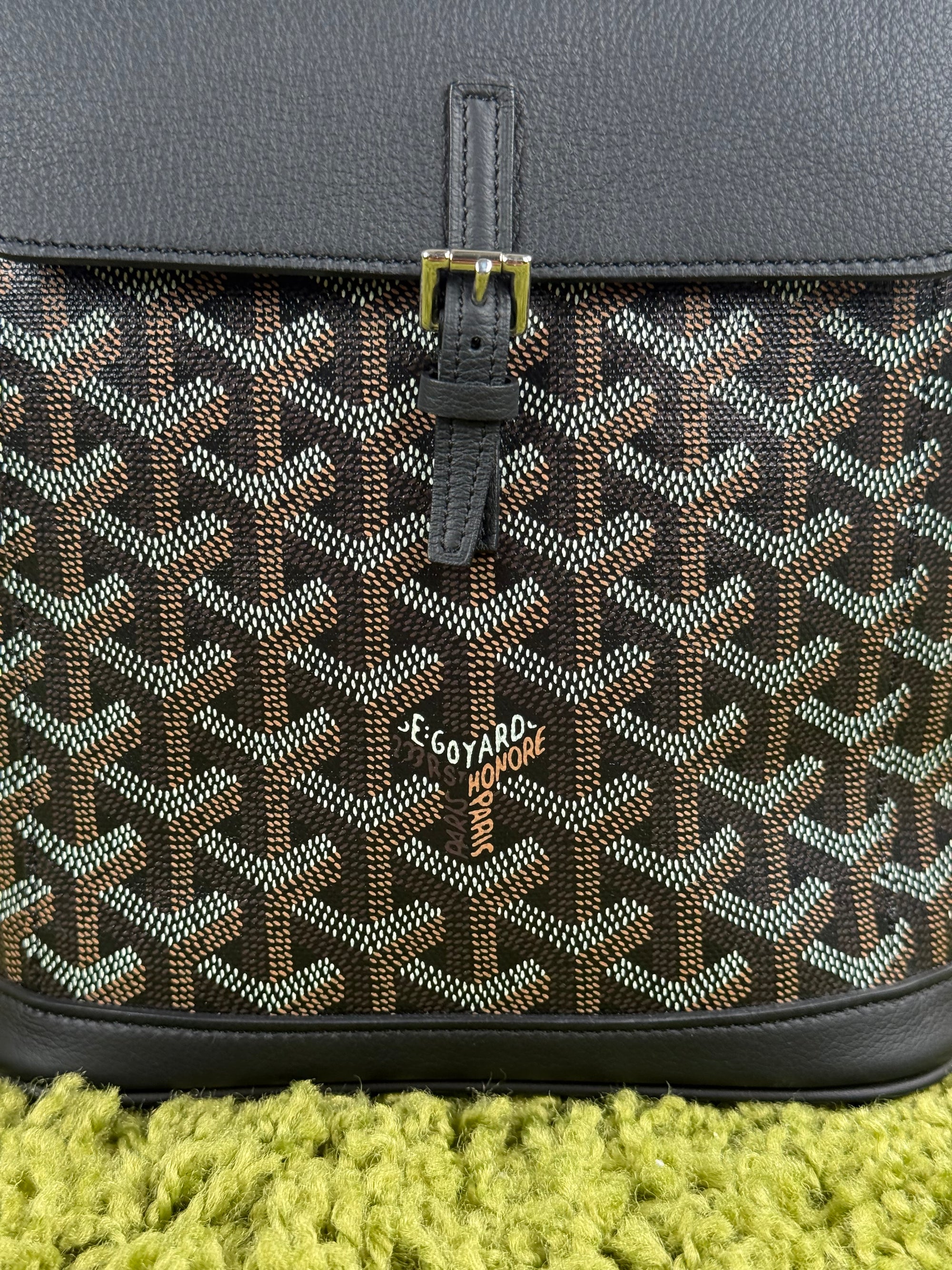 Zaino Goyard Alpin Mini in tela Goyardine Goyard Nero