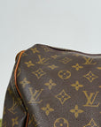 Borsone Keepall Louis Vuitton 55 vintage Marrone