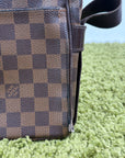 Marsupio Louis Vuitton Olav PM in tela Damier Marrone