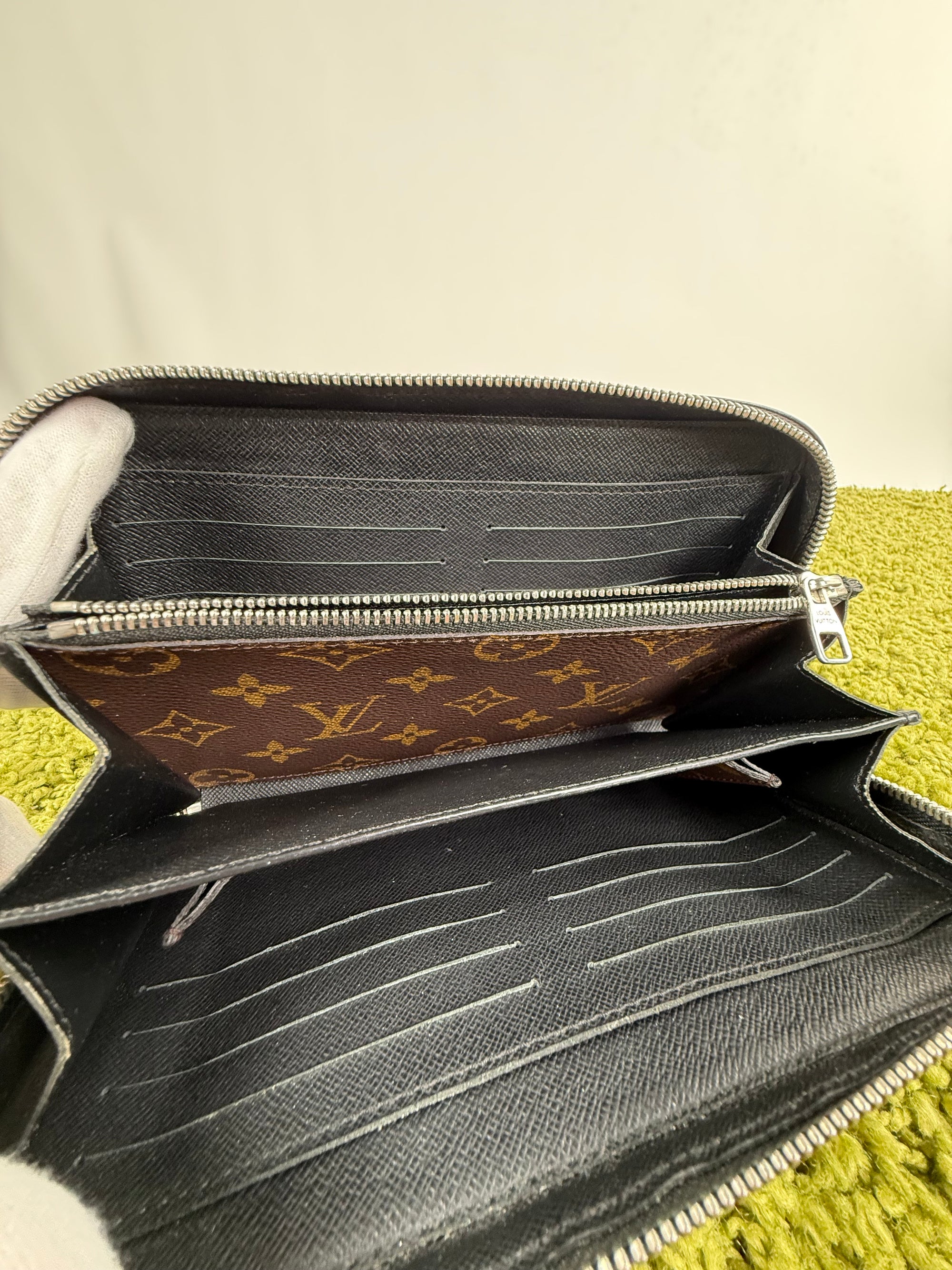 Portafoglio Monogram Macassar Zippy XL Louis Vuitton Monogram Marrone