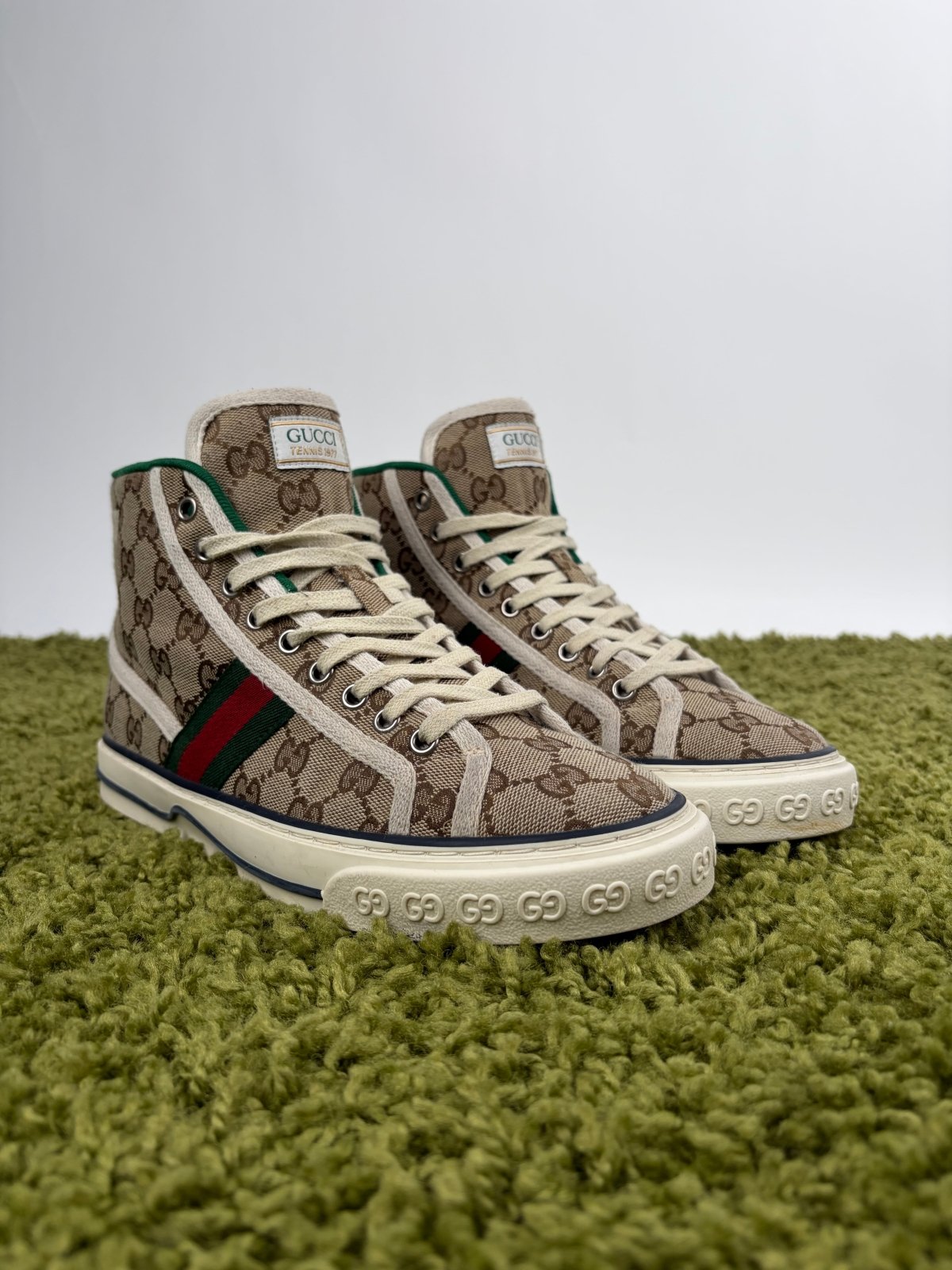 Gucci Tennis High Beige 6 - Second Hand Di Fiore