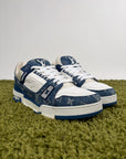 Louis Vuitton Trainer in Denim Blu 7.5