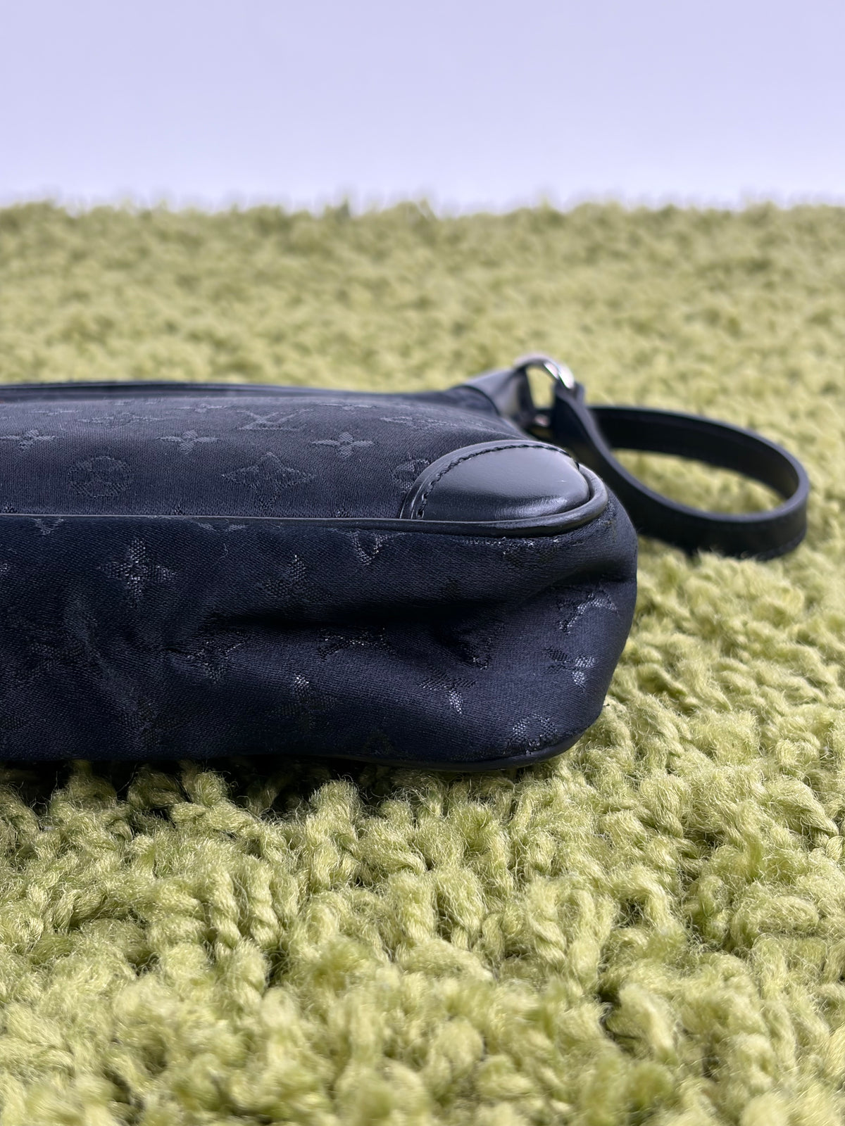 Borsa Louis Vuitton Satin Mini Boulogne Nera