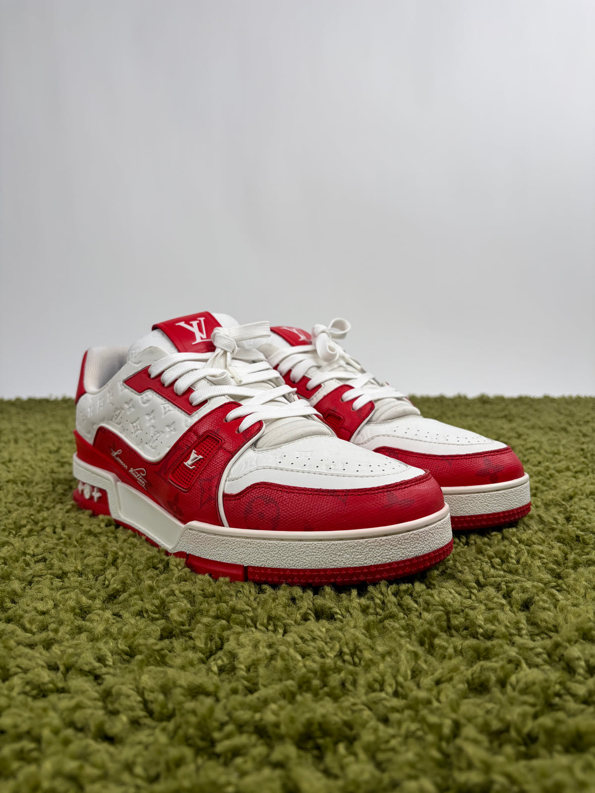 Louis Vuitton Trainer Rosso 9