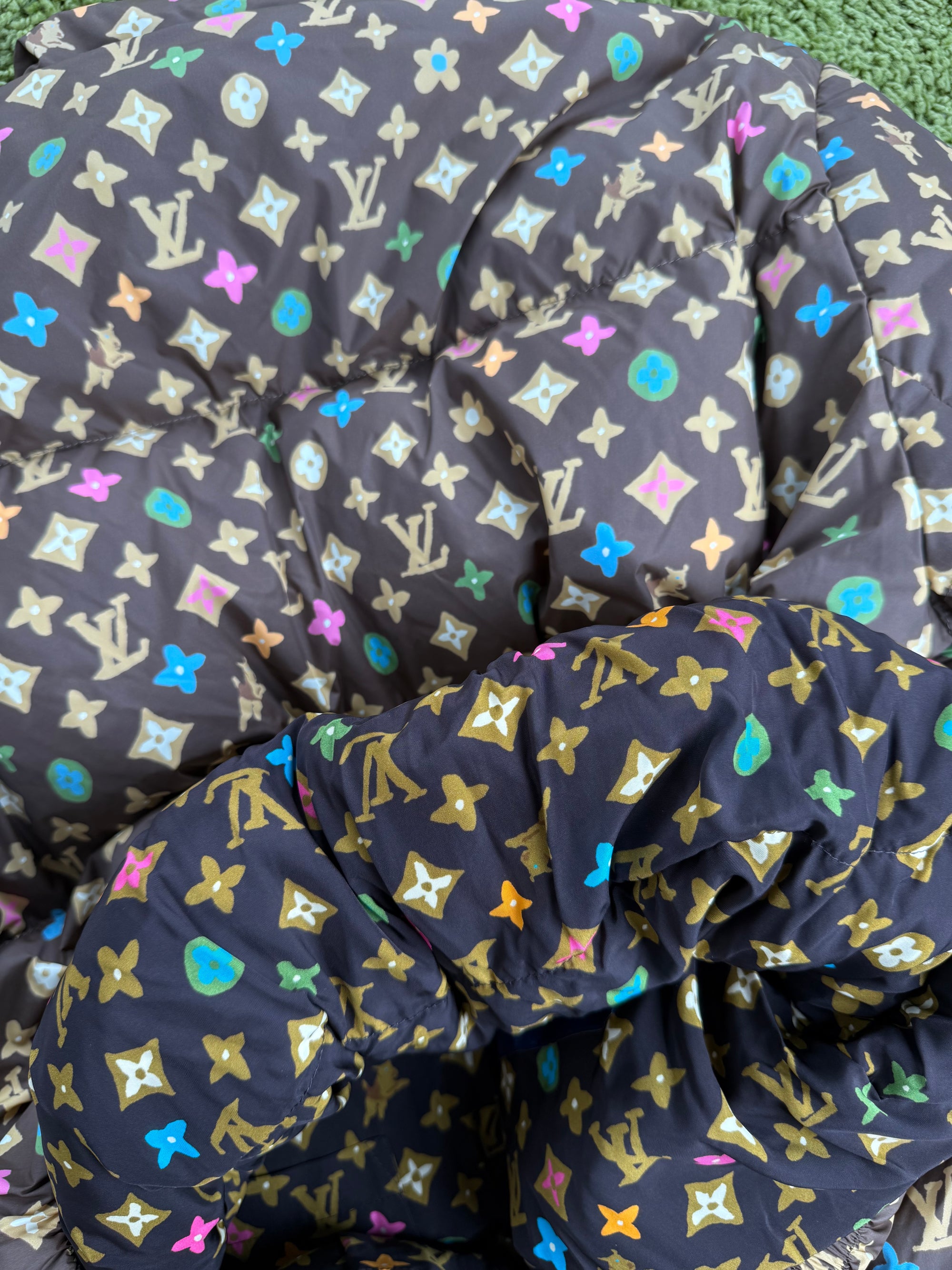 Giubbotto Louis Vuitton Marrone Multicolor 48