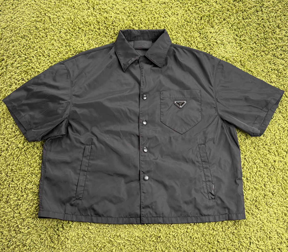 Camicia Prada Re-Nylon Nero L