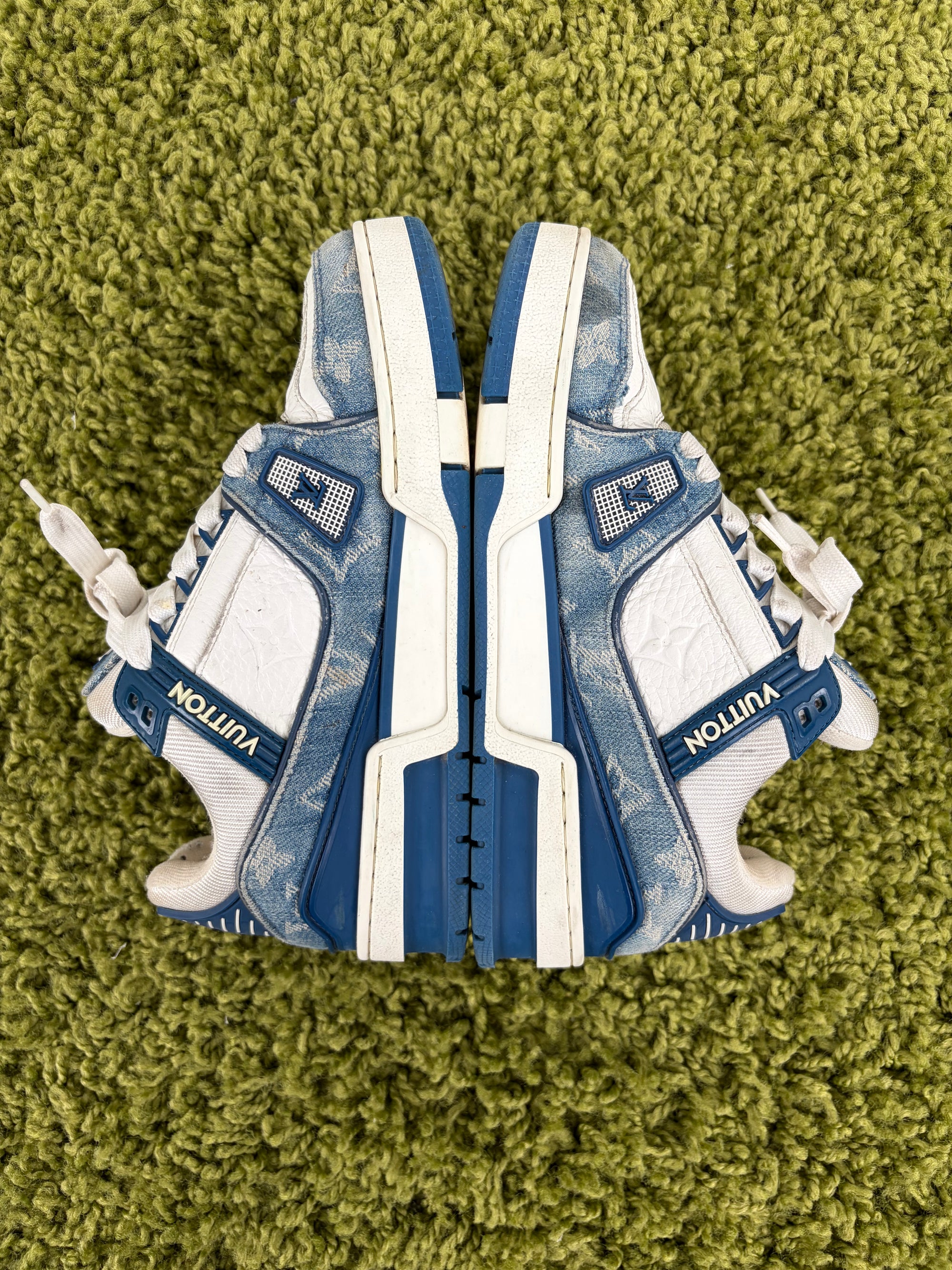 Louis Vuitton trainer Size 35 calza 36 bianca e blu