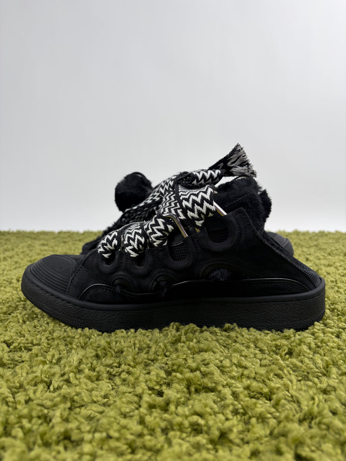 Lanvin Curb Mules Nera 43