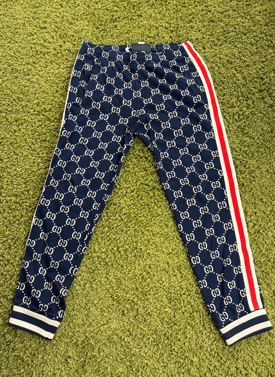 Pantalone Gucci Blu Multicolor L - Second Hand Di Fiore