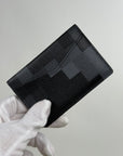 PortaCarte Organizer Tascabile In Damouflage Louis Vuitton Nero