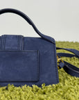 Borsa Mini Jacquemus La Grande Bambino In camoscio Blu