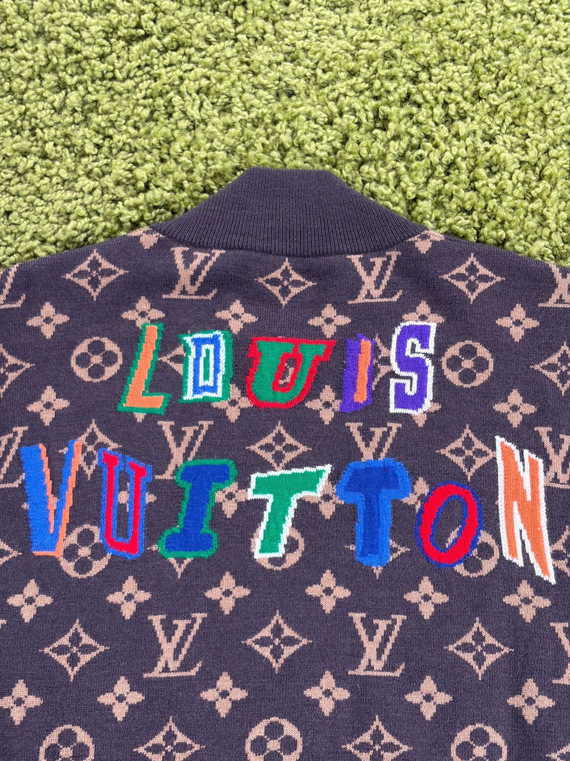 Felpa louis Vuitton X NBA Size M marrone e multicolore