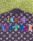 Felpa louis Vuitton X NBA Size M marrone e multicolore