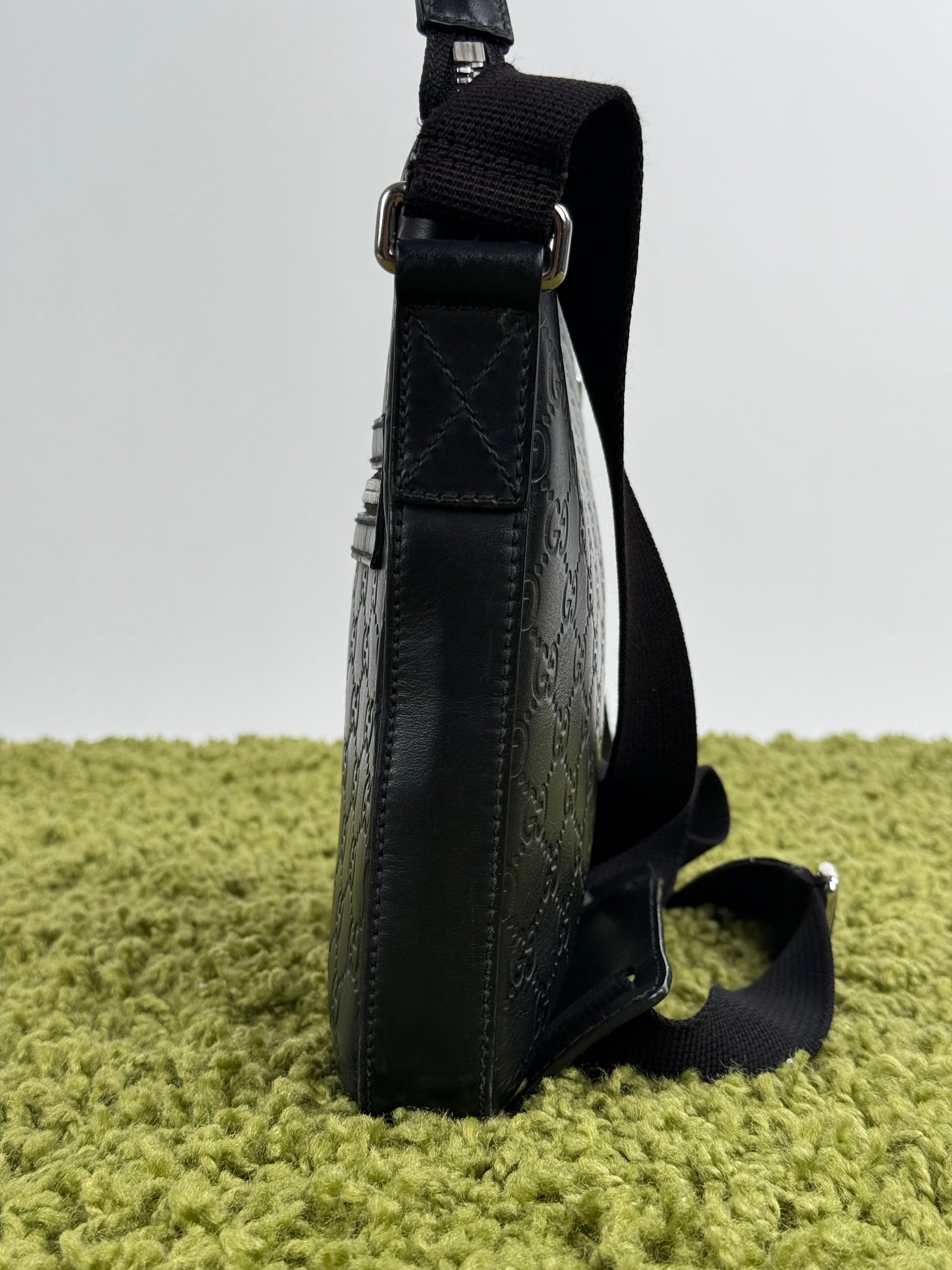 Borsello Gucci in Pelle Nera