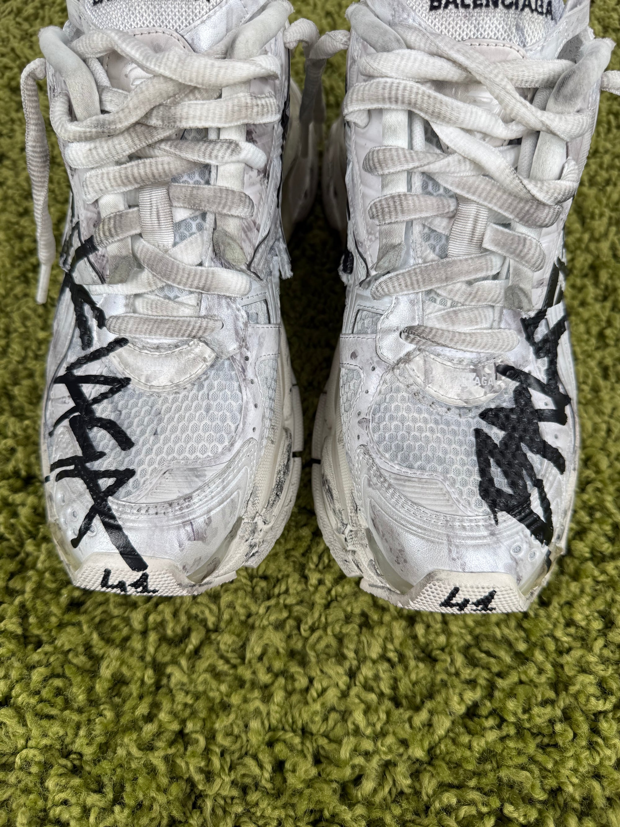 Balenciaga Runner Graffiti Grigie 41