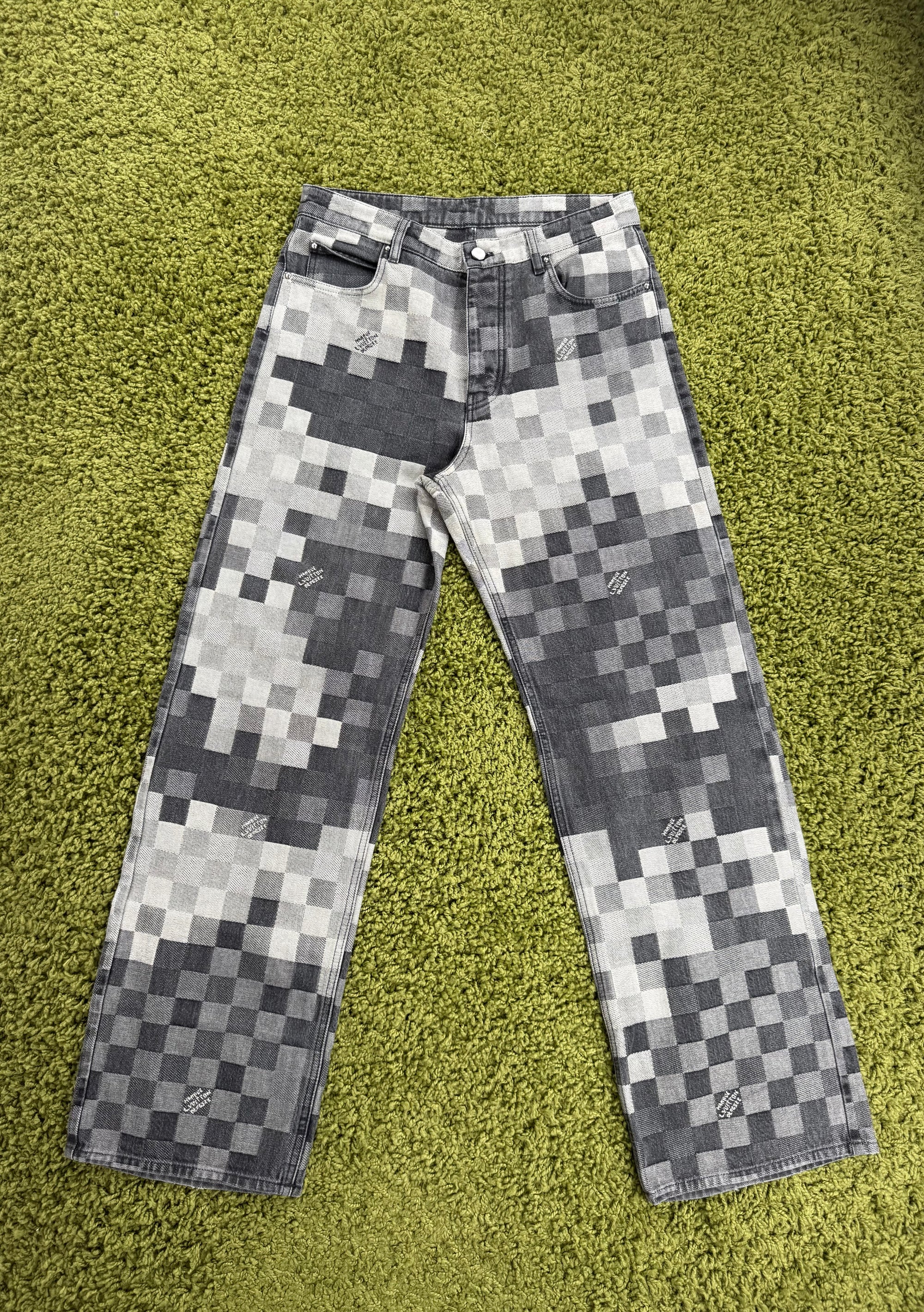 Completo Louis Vuitton Grigio Giacca 48 Jeans 29