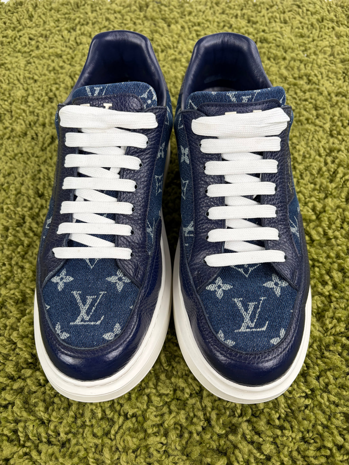 Louis Vuitton Beverly Hills In Denim Blu 8