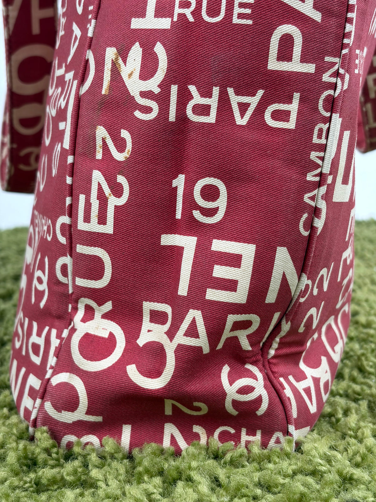 Borsa tote vintage Chanel 31 Rue cambon Rosso