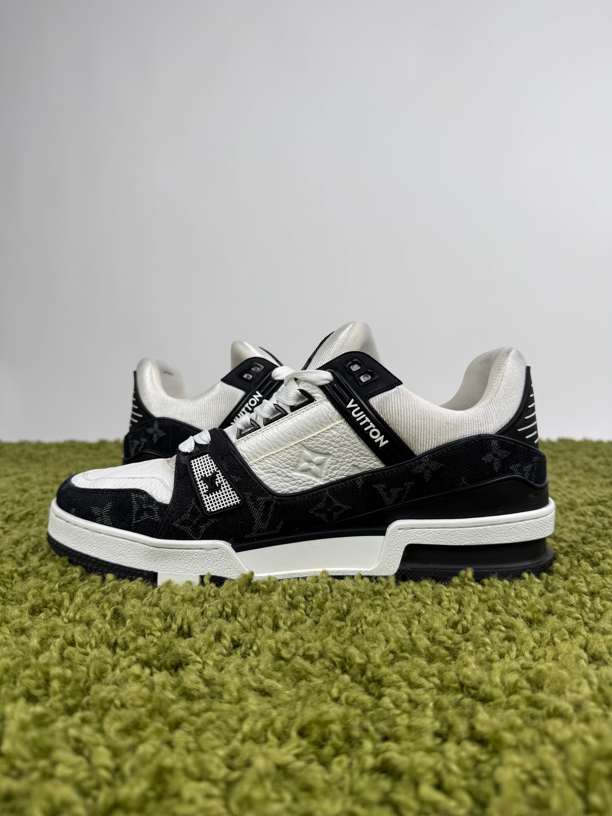 Louis Vuitton Trainer In Denim Nero 8