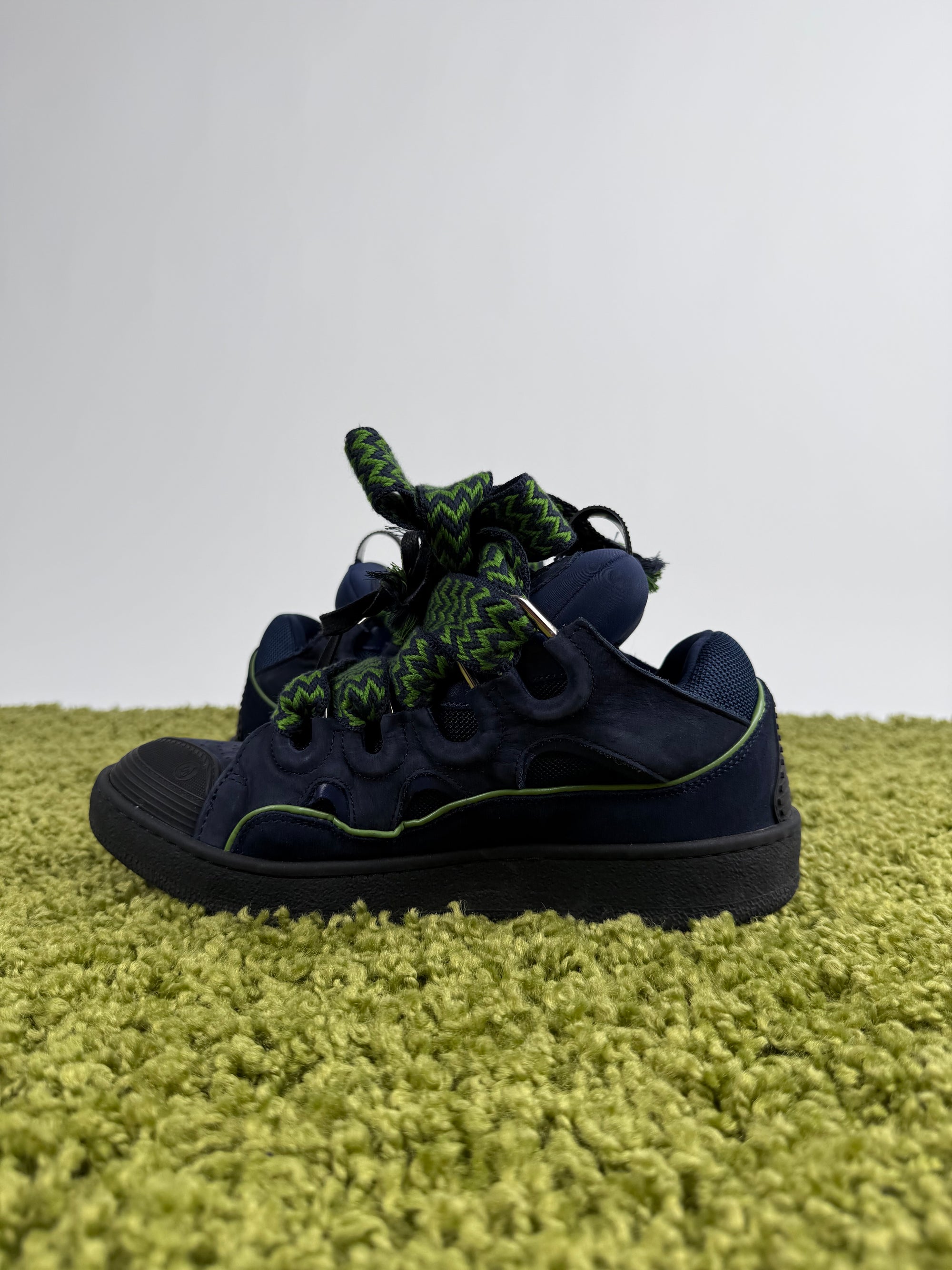 Lanvin Curb Sneaker Blu 41