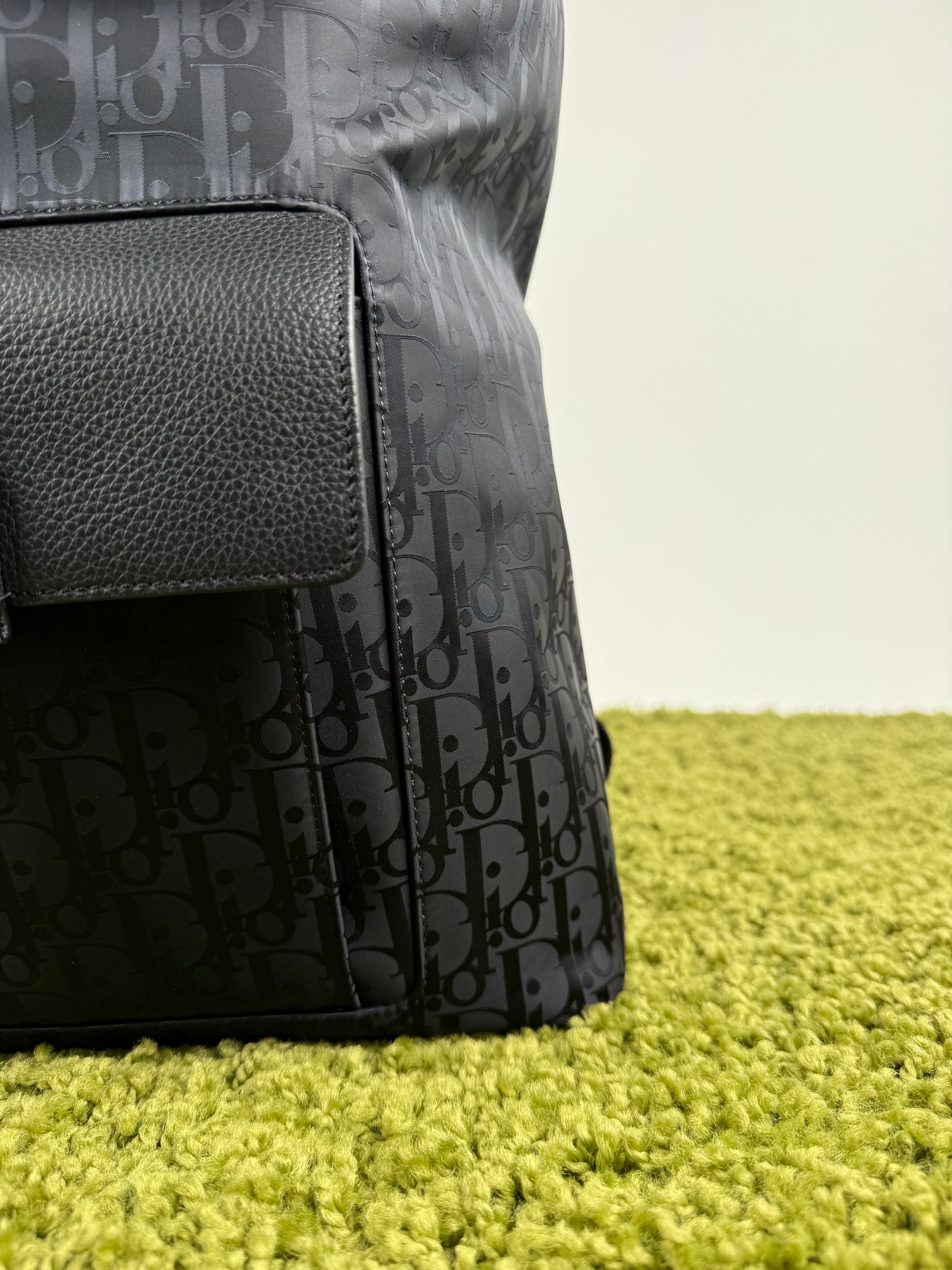 Zaino Dior in Jacquard e pelle di vitello