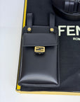 Cintura Fendi con portafogli nera