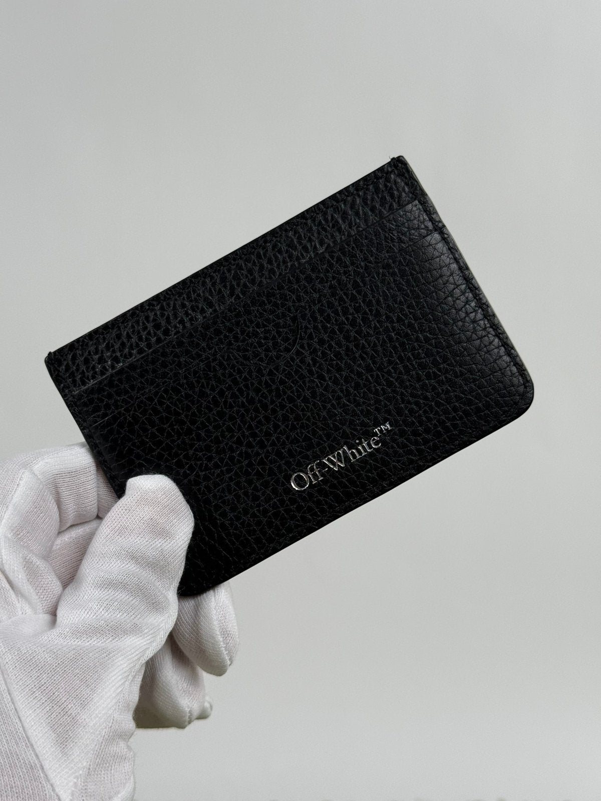 Portacarte Off White Nero - Second Hand Di Fiore