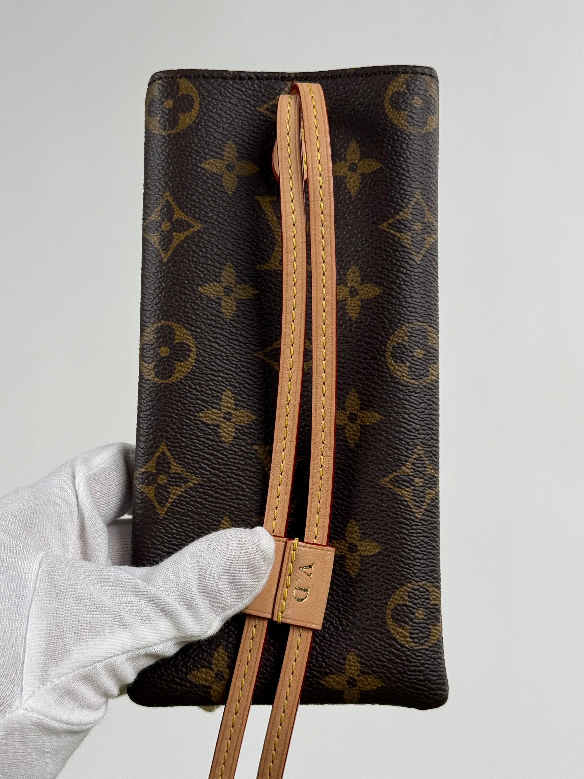 Custodia per Occhiali Da Sole Louis Vuitton Marrone