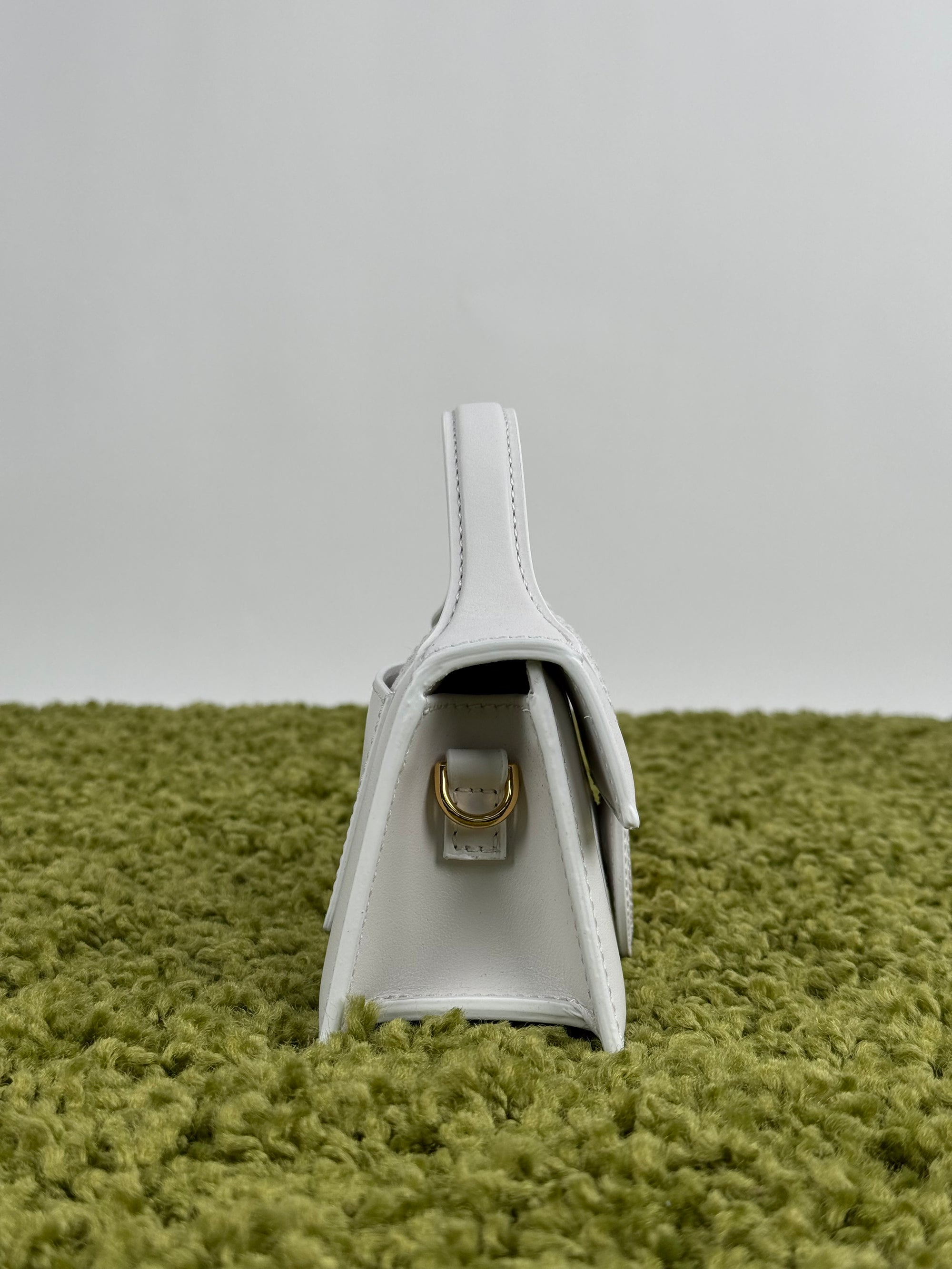 Borsa mini Jacquemus Le Bambino bianca