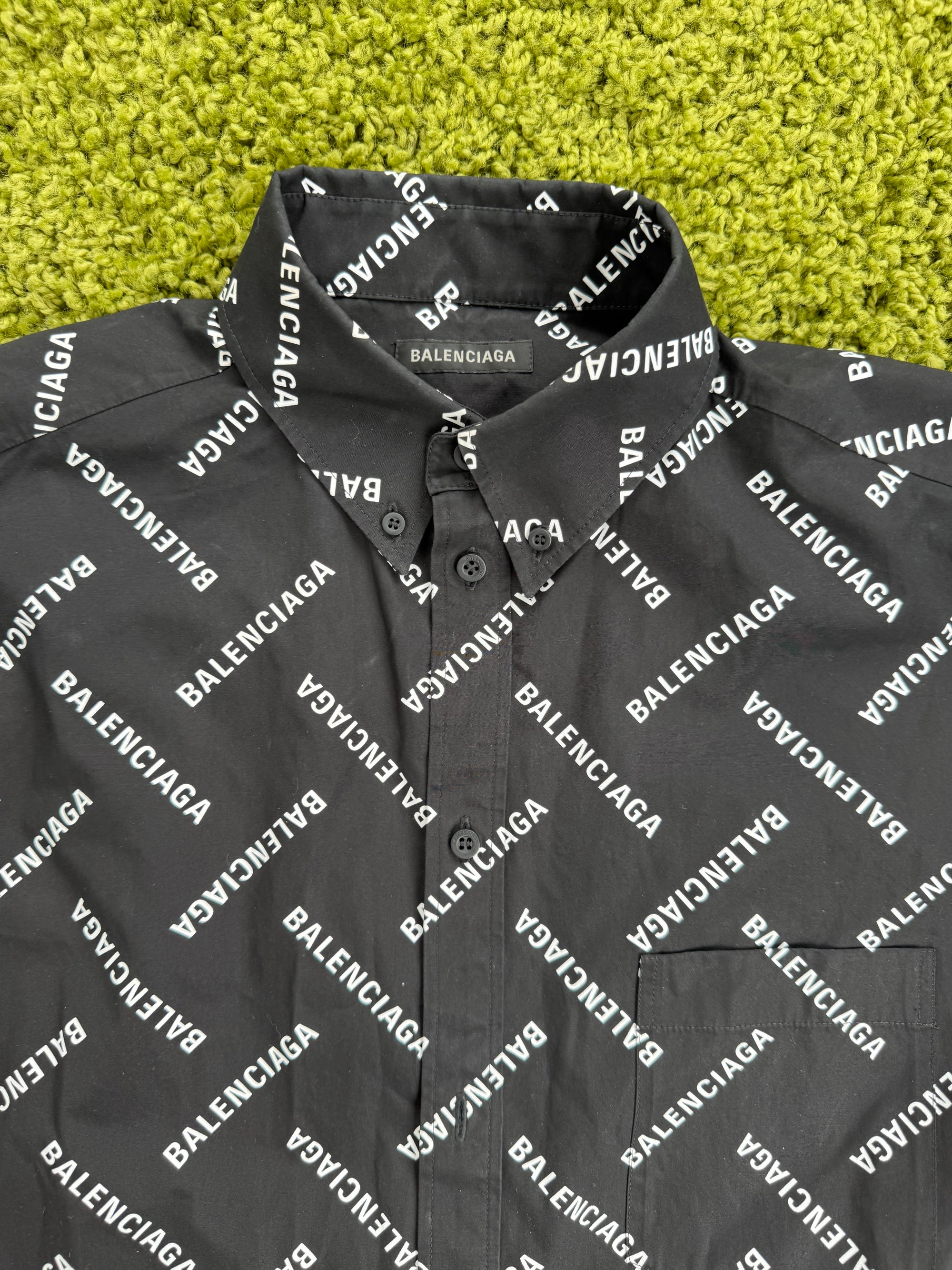 Camicia Balenciaga Nera 37
