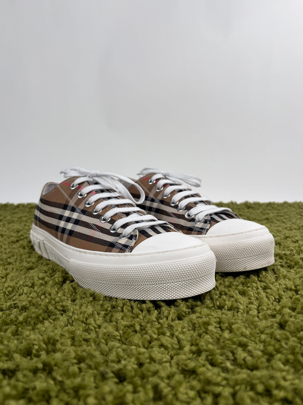 Burberry Check Sneaker Beige 45