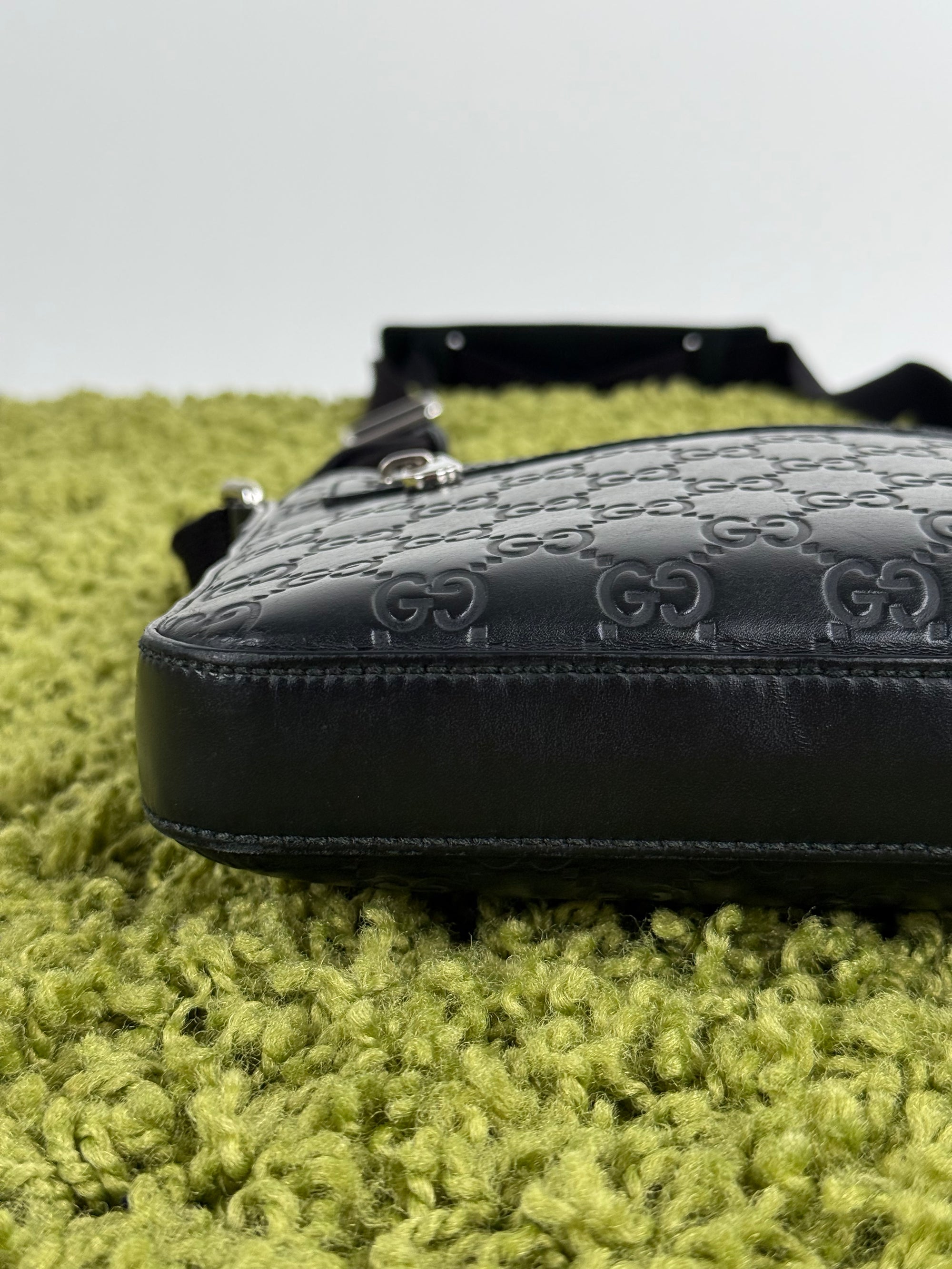 Borsello Gucci in Pelle Nera