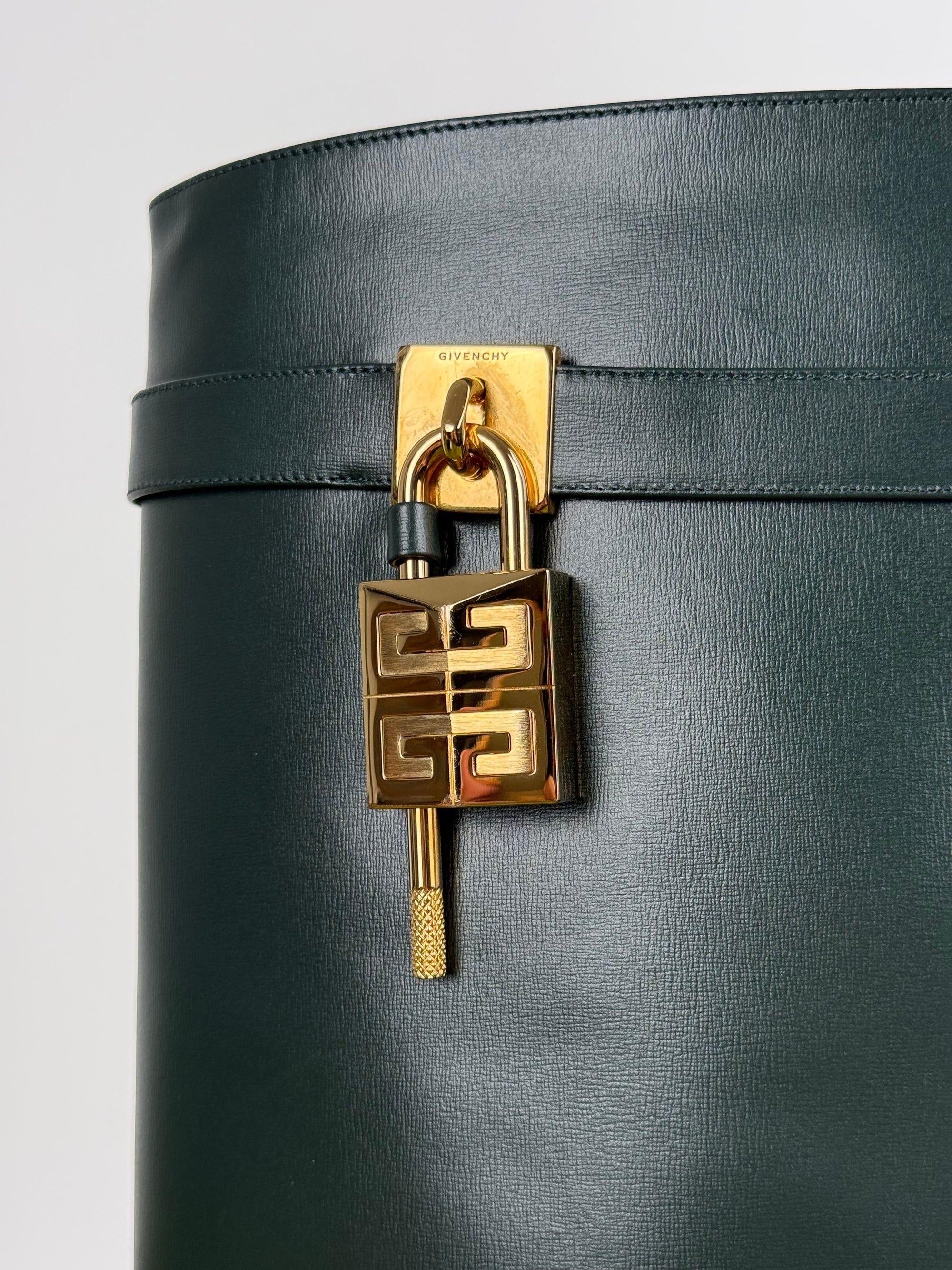 Stivali Shark Lock Verde Scuro Givenchy 39.5