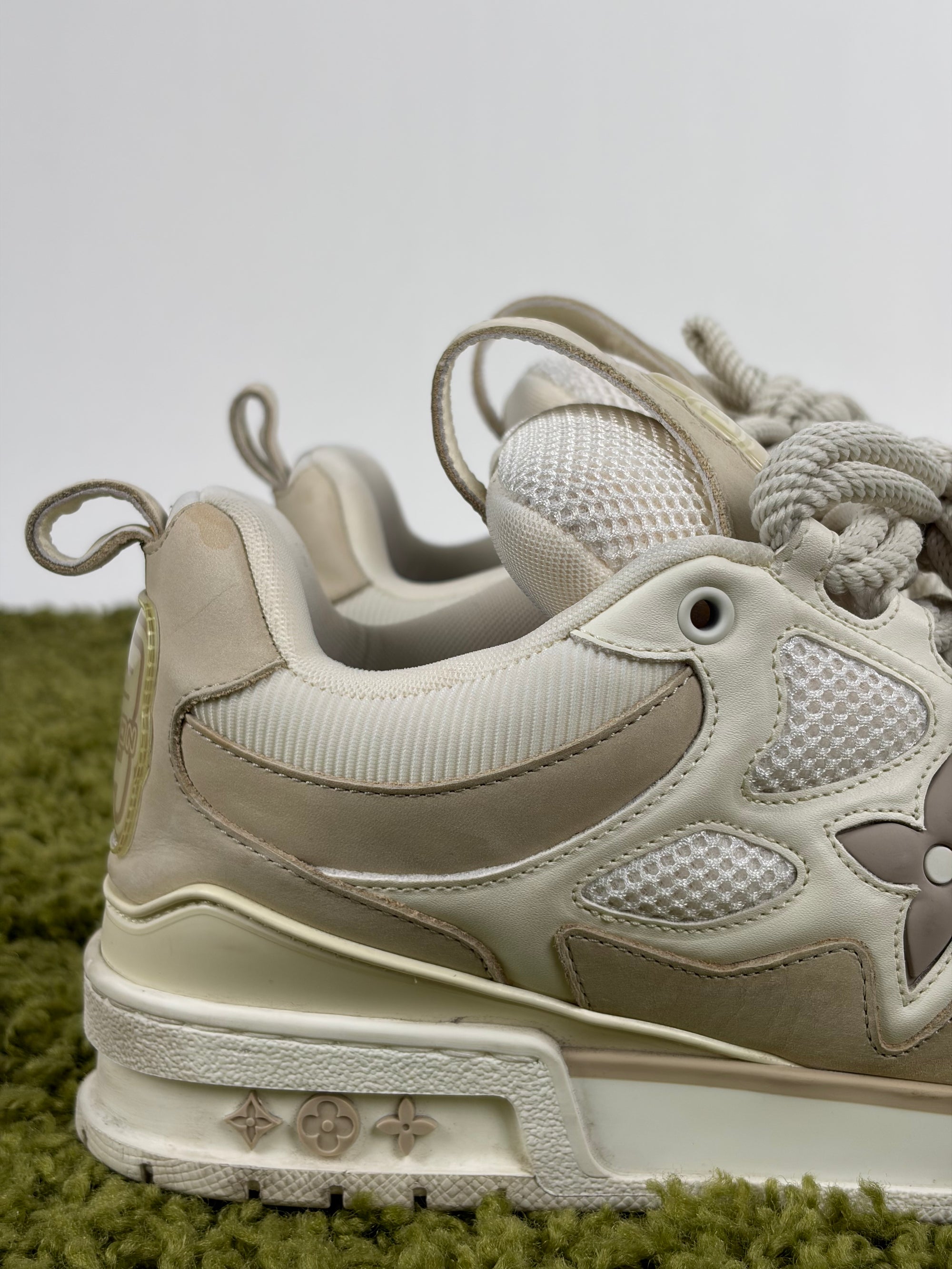 Louis vuitton skate Size 6=40 calza 41 beige e bianca