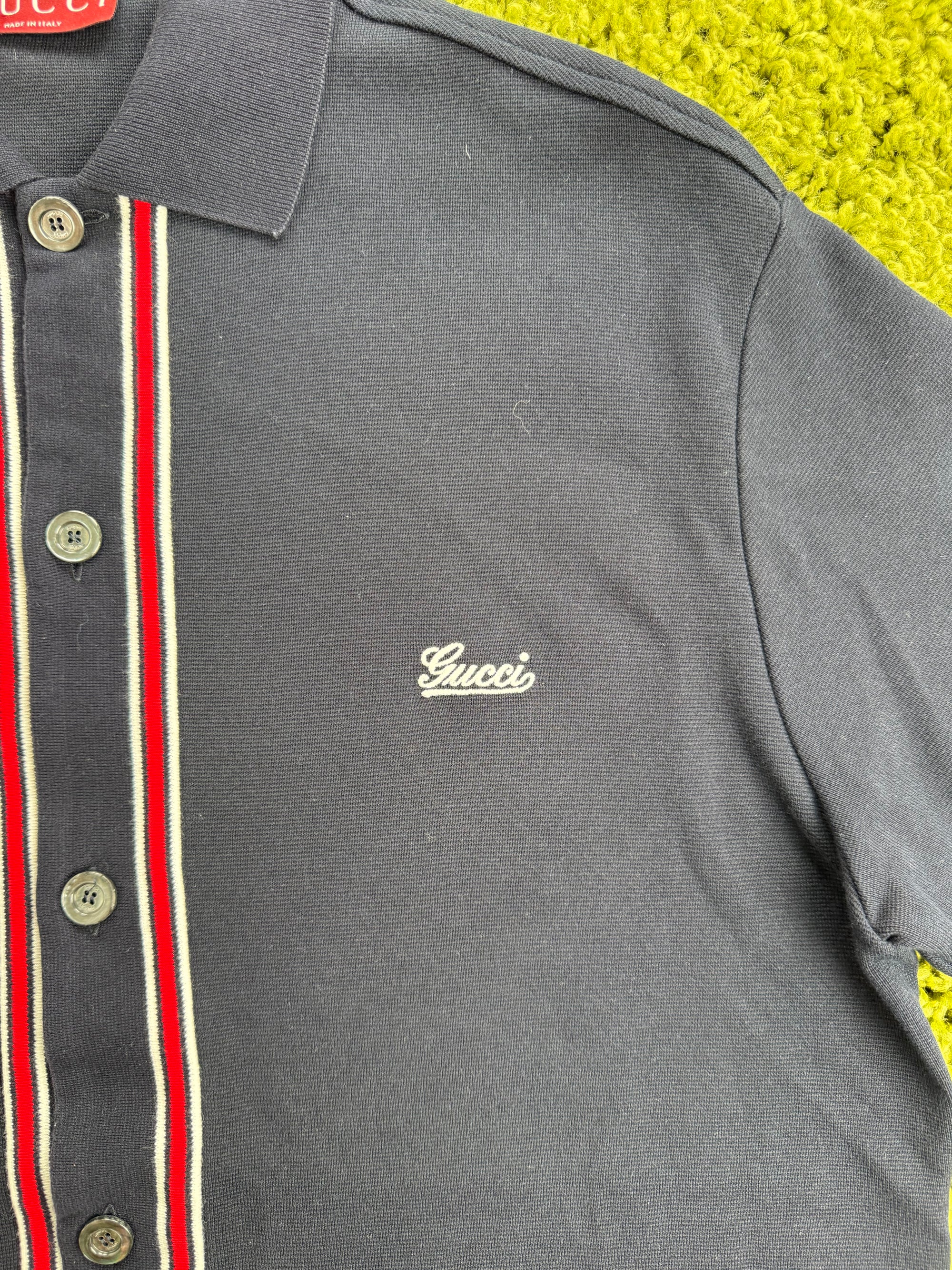 Polo Jersey Gucci Blu XL