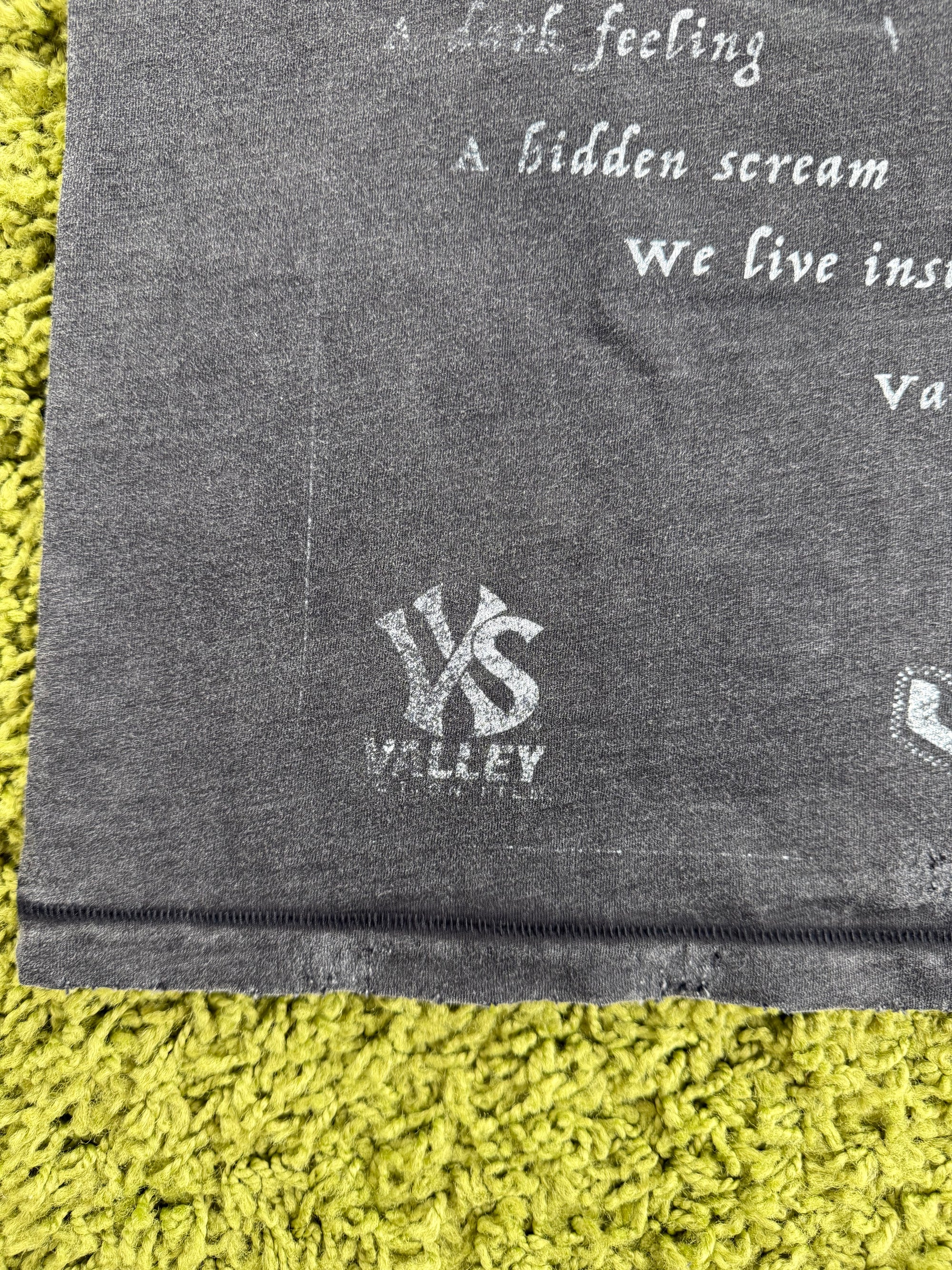 T-Shirt Distressed Valley Dreams Nera XXL