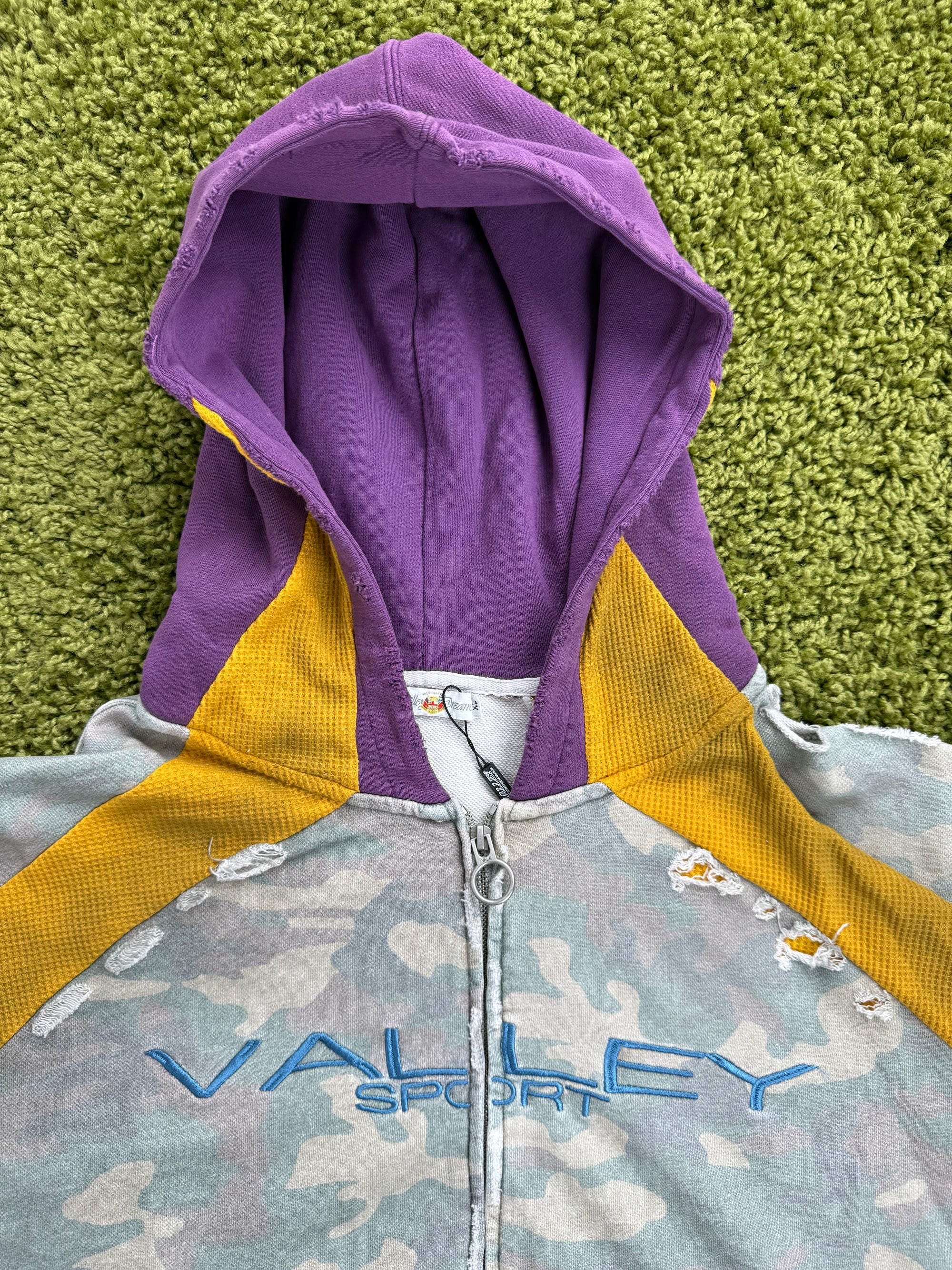 Felpa Valley Dreams Grigia Multicolor L